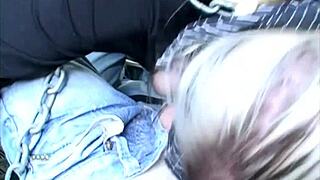 busty czech slut gets face fucked and facial in pov