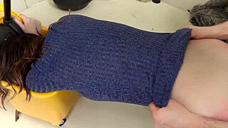 Bound teen sub slut endures rough ass ravaging