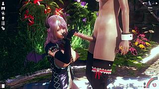 Exploring the charm of a young Chinese girl in this scene