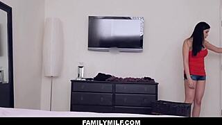 FamilyMilf showcases Latina stepmom with big ass in intimate POV with stepson