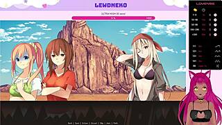 Vtuber lewdneko plays highway blossoms part 1 in cute anime dating game