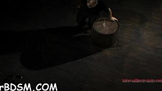 lovable brunette darling casually sits on her huge fake penis while exploring wild fetish toys.