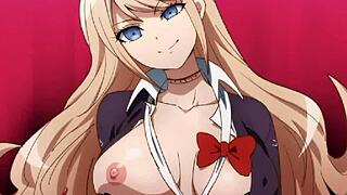Enoshima Junko in Wild Danganronpa Hentai Action