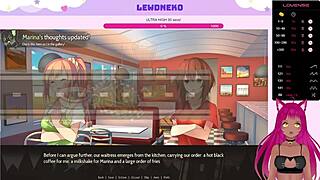 Vtuber lewdneko plays highway blossoms part 1 in cute anime dating game