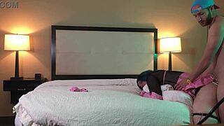 Ts In Chastity Bent Over For Doggystyle