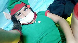 This beautiful ladyboy is keen to show off her beautiful body, and her vaginal area