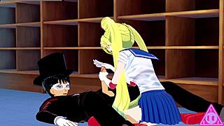 Koikatsu Sailor Moon Hentai Features Intense Sex, Blowjob, Handjob, And Cumshot Scenes.