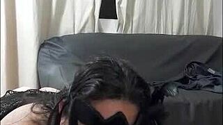 this thick stepmom sucked the last drop of her stepson almost vomits