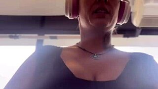 Blonde Brazilian Gym Sweating Small Waist Big Tits Gaping Farting Brown Eyes