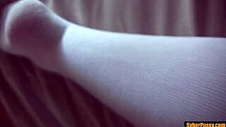 My sexy blonde step sis cums before anal toying