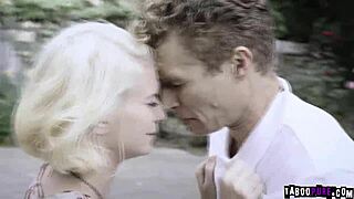 Teen Couple Michael Vegas and Arya Fae Dive into Wild Threesome with Busty Stepmom Alexis Fawx