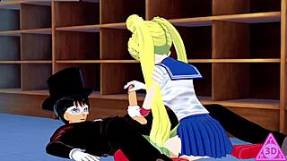 Koikatsu Sailor Moon Hentai Features Intense Sex, Blowjob, Handjob, And Cumshot Scenes.
