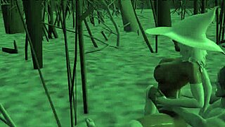 White Queen Fucks Snow Elf In 3D Cartoon