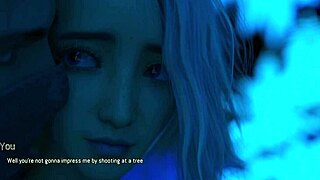 Hot busty blonde gets ass eaten by lover at romantic oasis gaming