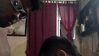 Muleque Da Quebrada Feels Intense Emotions In Interracial Gay Gloryhole Blowjob With Big Black Monster Cock Bareback Public