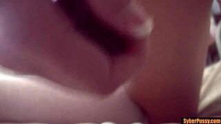 My sexy blonde step sis cums before anal toying