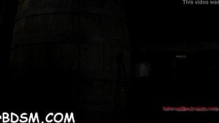 lovable brunette darling casually sits on her huge fake penis while exploring wild fetish toys.