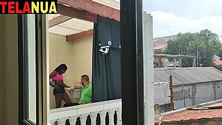 Undercover filmed mixed race sexual relations with a shapely Brazilian girl