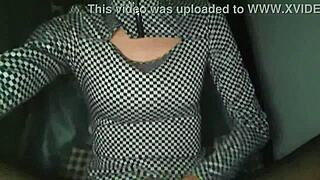 Crossdresser In Pantyhose Receives Handjob And Cums