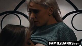 stepdaughter talks to stepmom about family issues