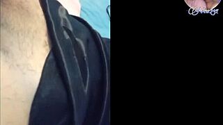 Does the young asian want her small tits waxed in the bathroom?