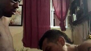 Muleque Da Quebrada Feels Intense Emotions In Interracial Gay Gloryhole Blowjob With Big Black Monster Cock Bareback Public