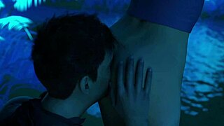 Hot busty blonde gets ass eaten by lover at romantic oasis gaming