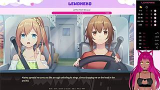 Vtuber lewdneko plays highway blossoms part 1 in cute anime dating game