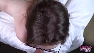 the babysitter claire roos fucks seth brogan hard on the bed!