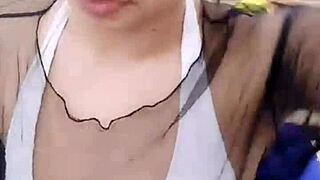 Asian Stripper Teasing With Clothes Ripped Off!