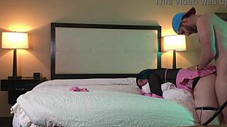 Ts In Chastity Bent Over For Doggystyle