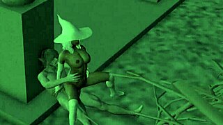 White Queen Fucks Snow Elf In 3D Cartoon