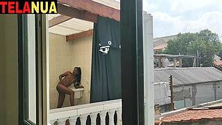 Undercover filmed mixed race sexual relations with a shapely Brazilian girl