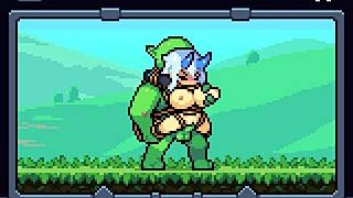 onigotchi takes a hard pounding in ryona fantasy scene