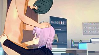 Hey, Check Out Ssss Gridman Hentai With Shinjo Akane Sucking and Banging Utsumi Sho in 3D Anime!