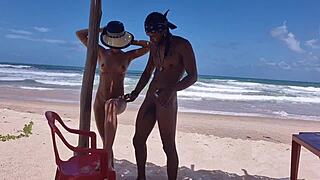 Sem Cortes: Priscila Belini and João o Safado Get Wild on Bahia Nudist Beach