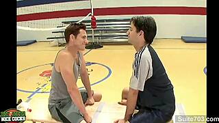 The membership of the muscle gay boys employs one another in anal intercourse