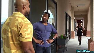 Redhead Lauren Phillips Engages In Threesome With Two Huge Monster Cocks Anal