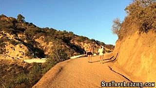 busty brunette lez eats out homemade pov tattooed blonde. chubby amateurs join in lesbian reality scene