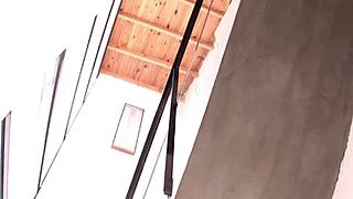 Kristel solos her shemale dick