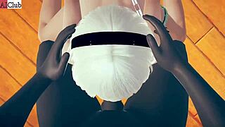 Hentai girl gets fucked by big cock in missionary