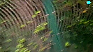 oh cracky, why stuff objects in your pussy outdoors?