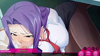 Blowjob In Anime Hentai Game!