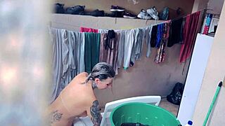 i felt so exposed when my neighbor filmed me naked in the yard, but i gave him my pussy