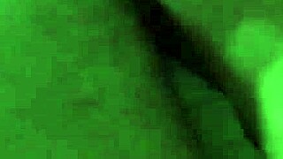 Girlfriend gives barefoot footjob to friend with toes fetish cumshot