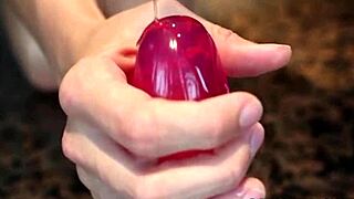 i'm riding a dildo on the kitchen counter