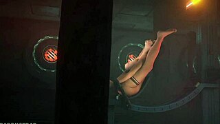 Is Lara Croft Ready for the Orgasm Machine's Bondage?