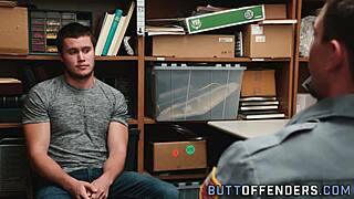 so this gay shoplifter got caught and facialized in a wild scene