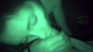 Watch this night vision sex with young amateurs?