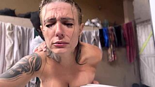 i felt so exposed when my neighbor filmed me naked in the yard, but i gave him my pussy